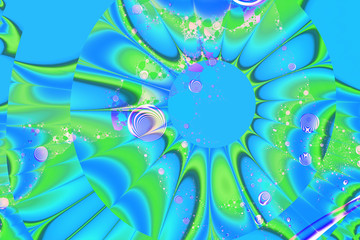 Abstract fractal art background illustration space geometry. Background consists fractal multicolor texture and suitable for use in projects imagination, creativity and design...