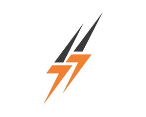 flash power thunder illustration vector