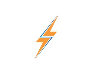 flash power thunder illustration vector