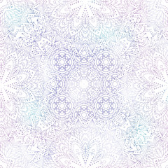 color pattern mandala floral elements. Decoration boho flower elements.