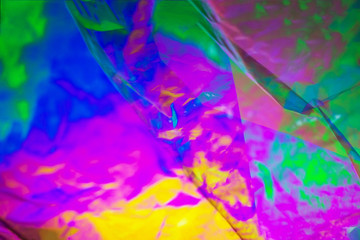 Retro synth wave, Abstract background in neon colors, cross polarization. Trend concept 2019 colors...