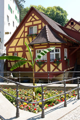 Fototapeta na wymiar Meersburg am Bodensee, Fachwerkhaus