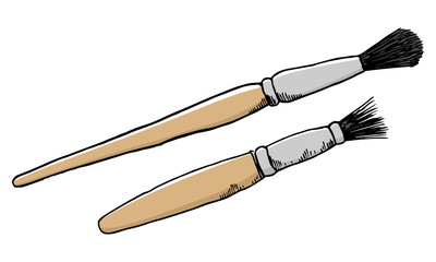 hand drawn brushes