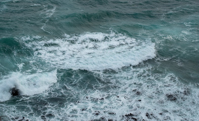 Fototapeta na wymiar Nugget Point New Zealand. Coast and ocean. Waves