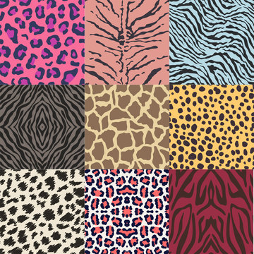 seamless animal skin fashion fabric textile pattern