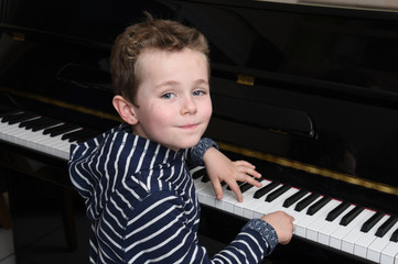 Child with piano