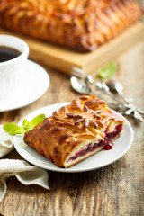 Delicious cherry pie