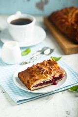 Delicious cherry pie