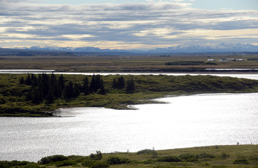 Landschaft am Ingolfsfjall, Island