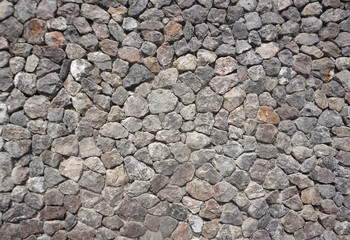 Exterior stone wall texture and pattern