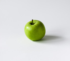 Green Apple on a white background