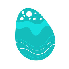 Easter Egg. Vector Illustration.