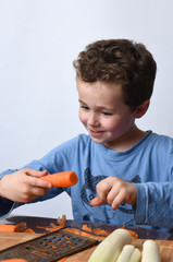 Child cooking