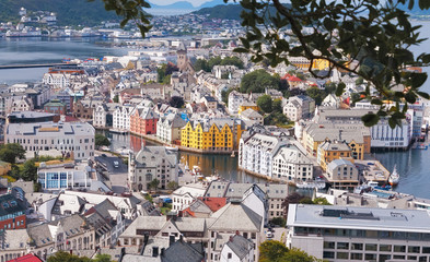 Art Nouveau. Alesund. Norway