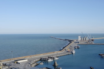 view of the port of ortona