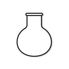 test tube icon- vector illustration