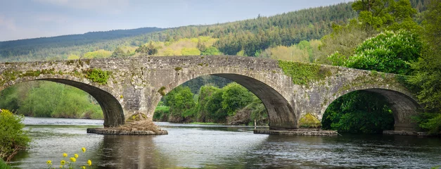 Fototapeten Steinbrücke in Irland © sergejuss