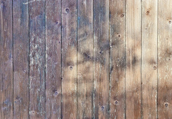 Light and shadow on wooden background. With space for your text.