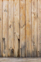 Wooden planks on the fence as abstract background