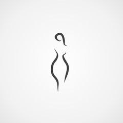female shape vector design