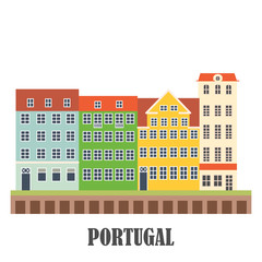Portugal landmarks set. Old Porto