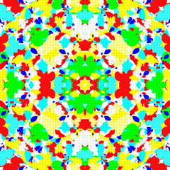 psychedelic abstract stains on a white background illustration