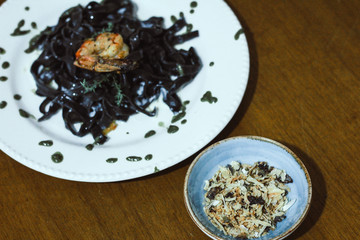 pasta and  dehydrated spice