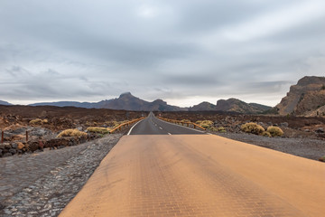 roud in the mountains