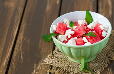water melon and feta salad