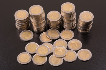 euro coins