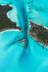 Photo sur Plexiglas Vue aérienne, Exuma, Bahamas, Amérique
