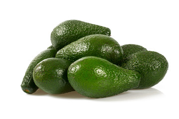 avocado isolated on white background
