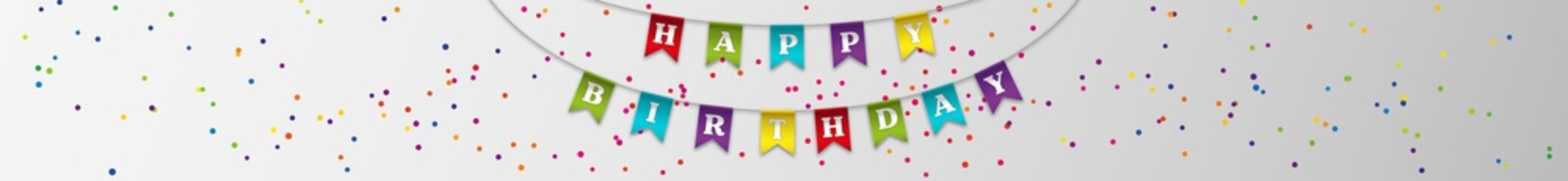 Herzlichen Glückwunsch zum Geburtstag einfacher Banner