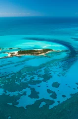Foto op Plexiglas Aerial view, Exuma, Bahamas, America © JUAN CARLOS MUNOZ