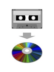 カセットテープからCDへリッピング