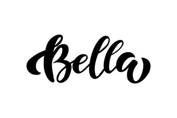 Bella lettering