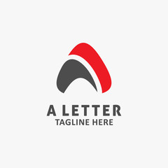 Letter A logo design