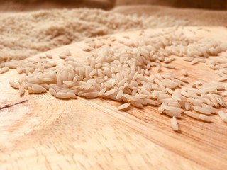 Long rice background, texture 