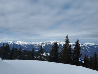 winter in the mountains