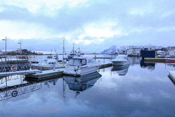 Fototapeta premium Boats in marina
