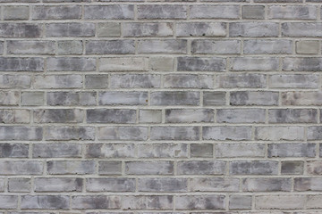 Brick wall background gray