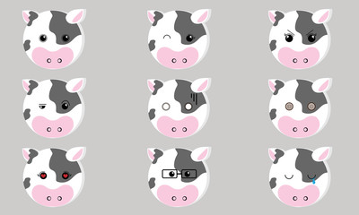 Kawaii Cow Cute