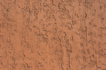 Plastered and painted terracotta wall for design, banner and layout