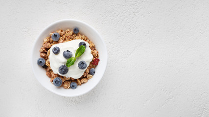 Organic breakfast concept