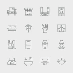 House Appliances Icon Set