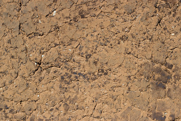 texture of clay wall from clay house, clay background