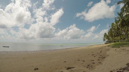 Beach and cloudscape