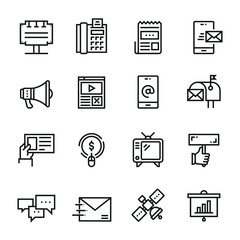 Advertising Icon Set