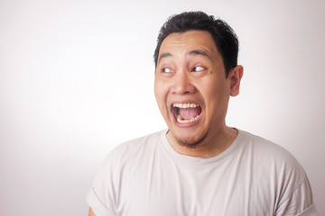 Funny Asian Man Laughing