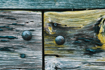 rustic wood on an old pier in Chesapeake Bay.